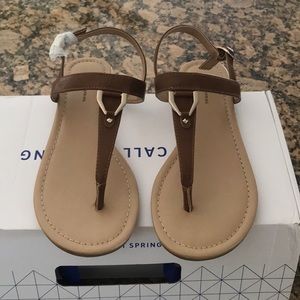 Brand new Call It Spring Jadene Tan Sandals